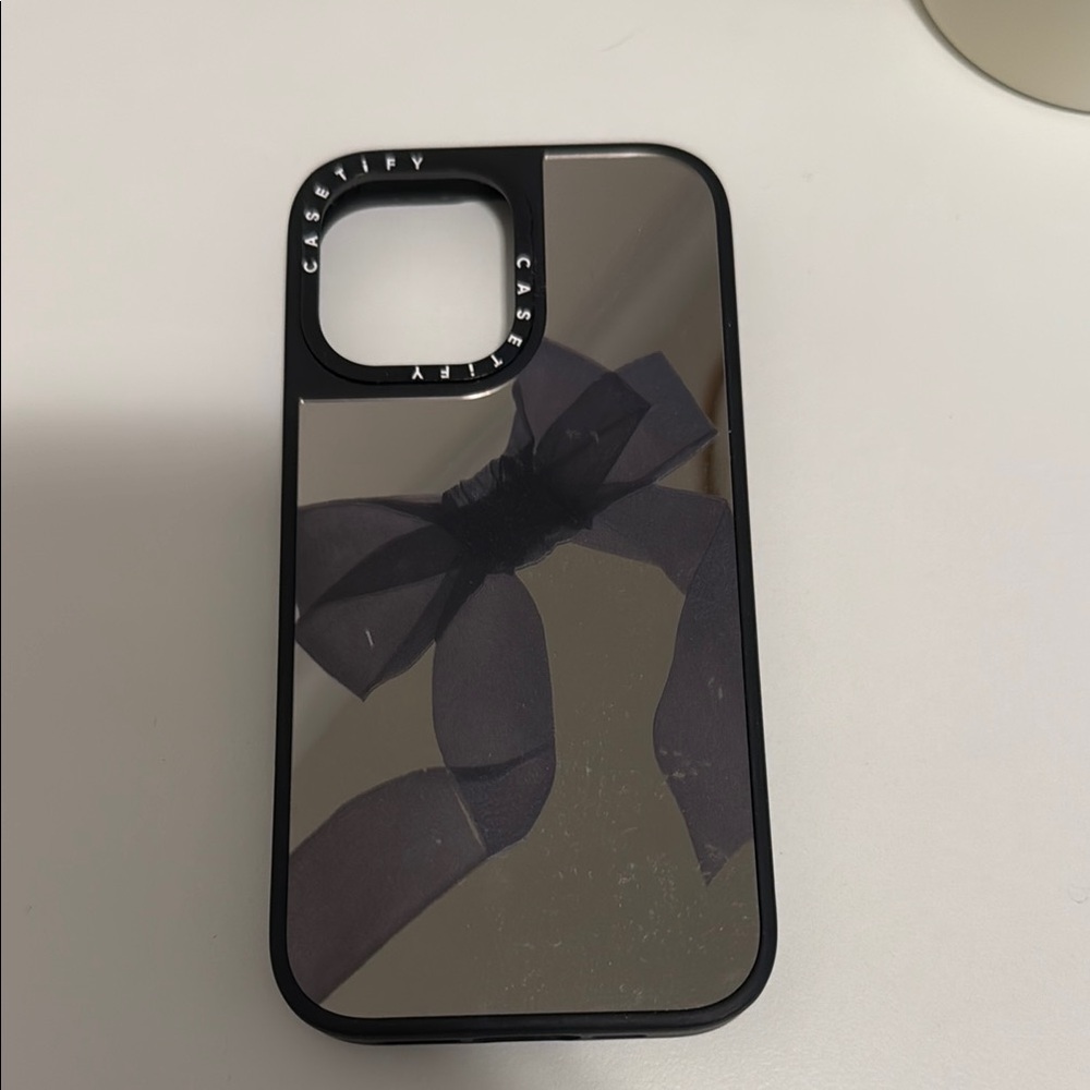 Casetify Black and Silver Elegant Phone Case